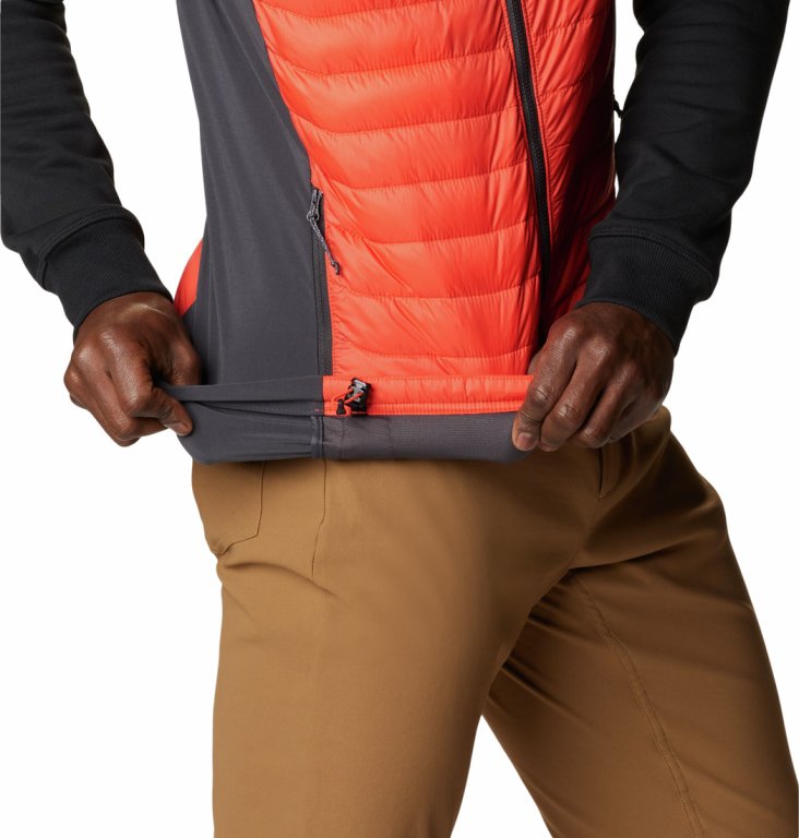 Жилет Columbia Powder Pass™ Vest M - помаранчевий/сірий