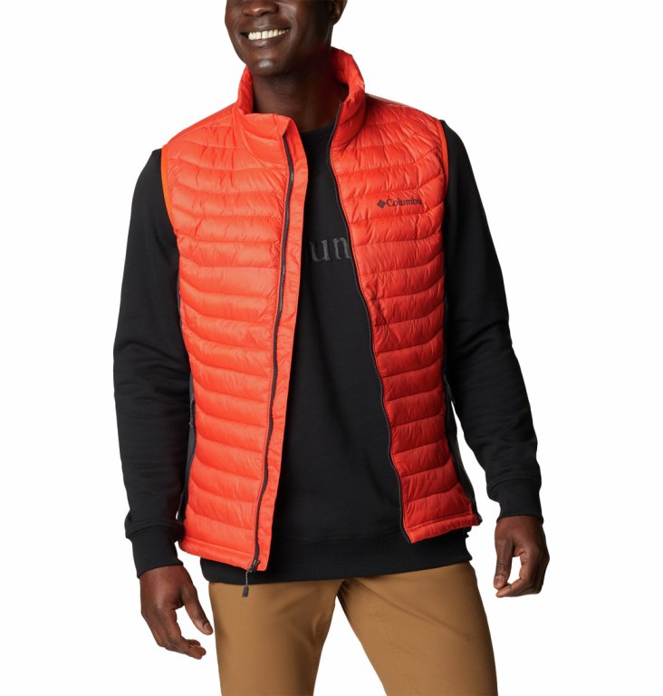 Жилет Columbia Powder Pass™ Vest M - помаранчевий/сірий