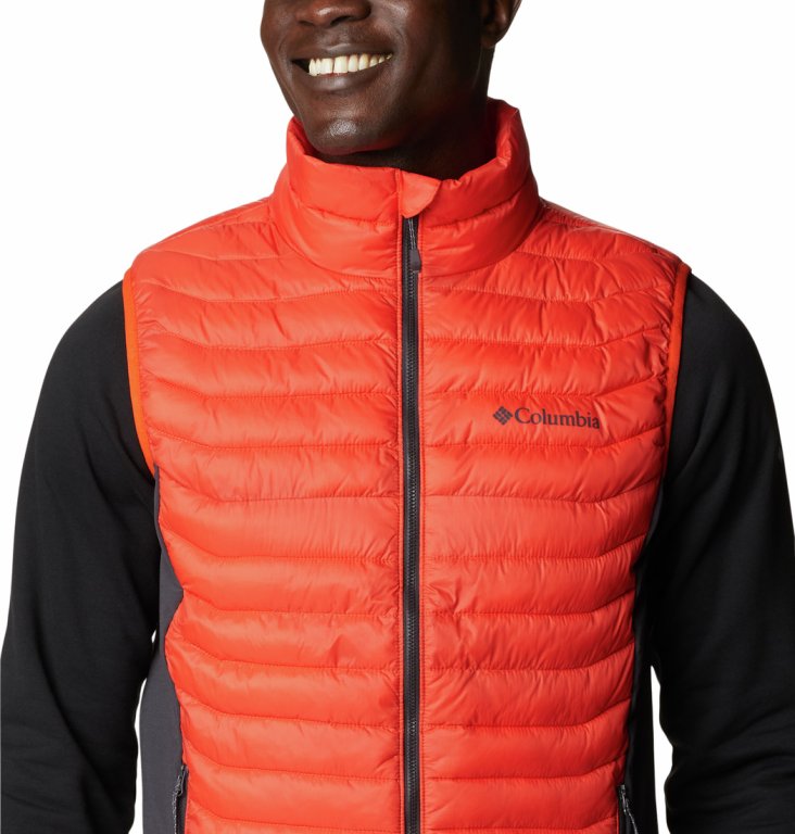 Жилет Columbia Powder Pass™ Vest M - помаранчевий/сірий