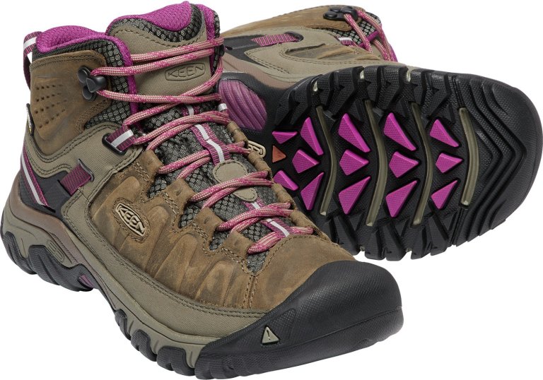 Взуття жіноче Keen Targhee III Mid Waterproof W - коричневе/фіолетове