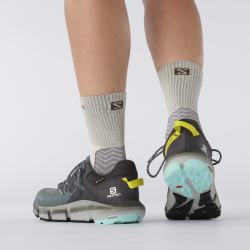 Взуття Salomon PREDICT HIKE GTX W - сірий/чорний/синій