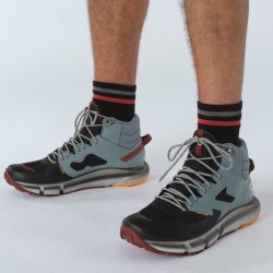 Взуття Salomon PREDICT HIKE MID GTX M - чорний/синій/помаранчевий