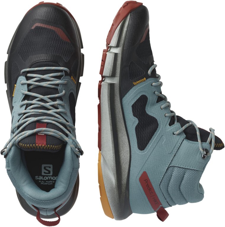 Взуття Salomon PREDICT HIKE MID GTX M - чорний/синій/помаранчевий