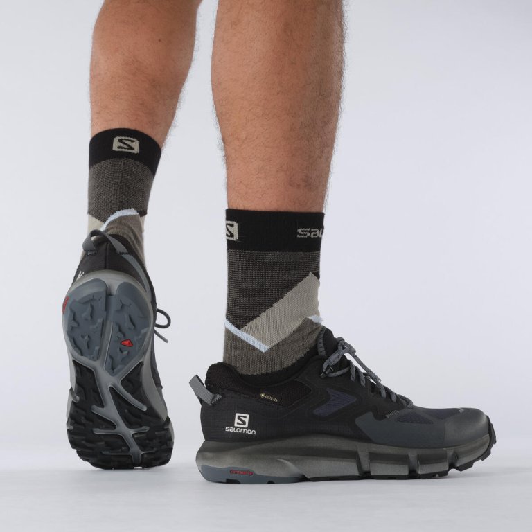 Взуття Salomon PREDICT HIKE GTX M - чорний / сірий