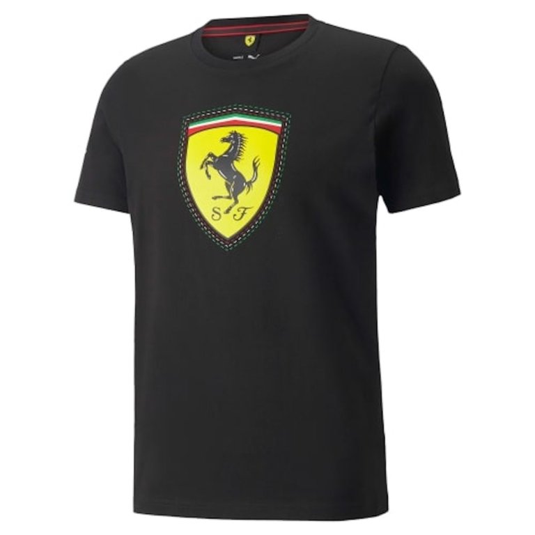 Футболка Puma Ferrari Race Colored Big Shield Tee M - чорна