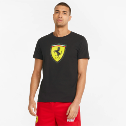 Футболка Puma Ferrari Race Colored Big Shield Tee M - чорна