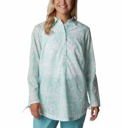 Сорочка Columbia Camp Henry™ II Tunic W - синій/білий