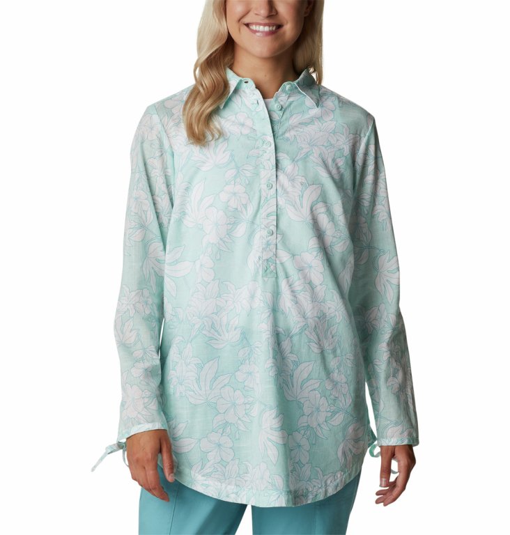 Сорочка Columbia Camp Henry™ II Tunic W - синій/білий