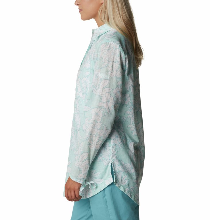 Сорочка Columbia Camp Henry™ II Tunic W - синій/білий