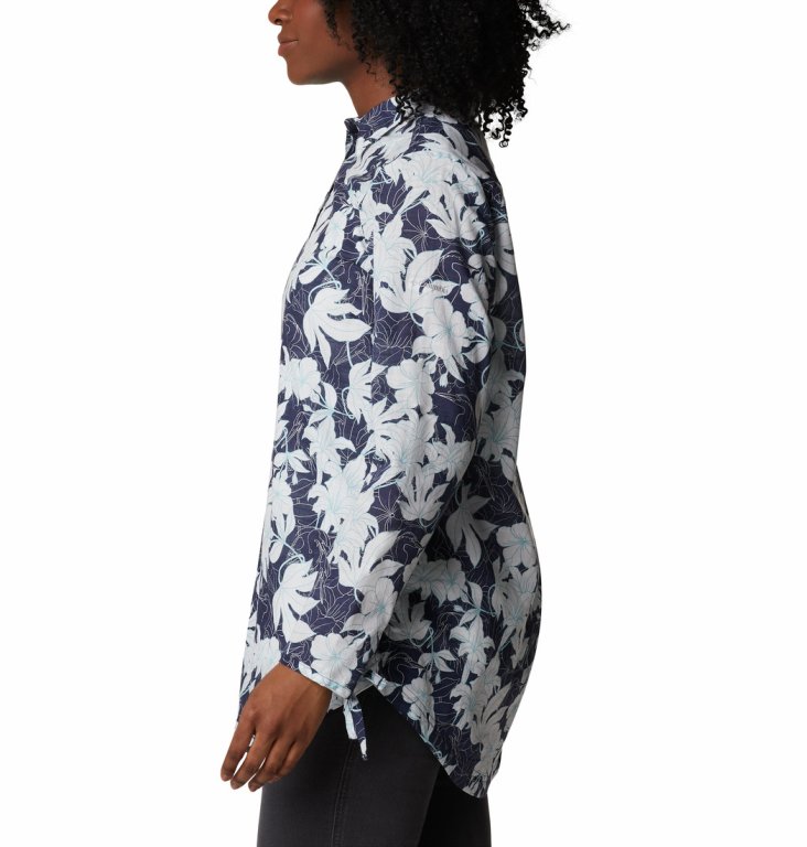 Сорочка Columbia Camp Henry™ II Tunic W - темно-синій/білий