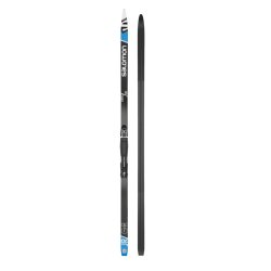 Běžky set Salomon AERO GRIP J + Vázání PROLINK ACCESS J - černá/modrá