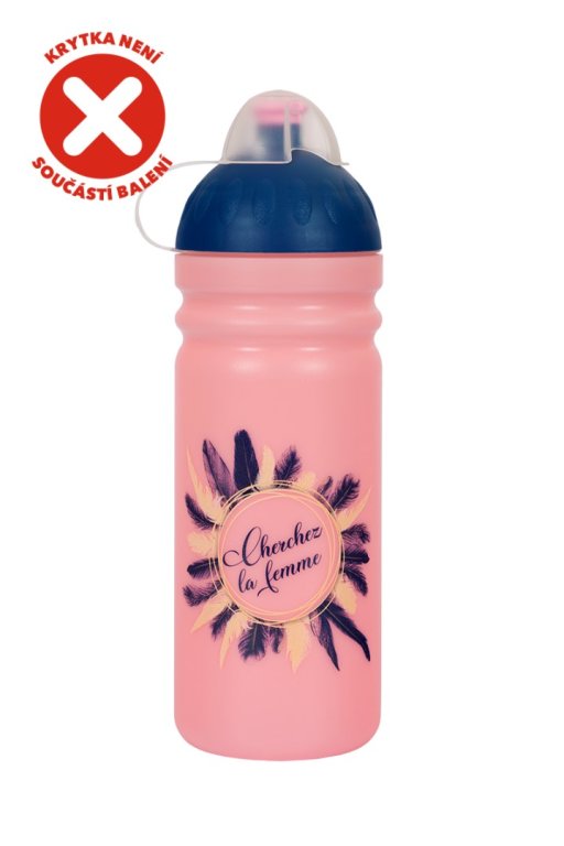 Fľaša Zdravá lahev Pierka (700 ml) - ružová
