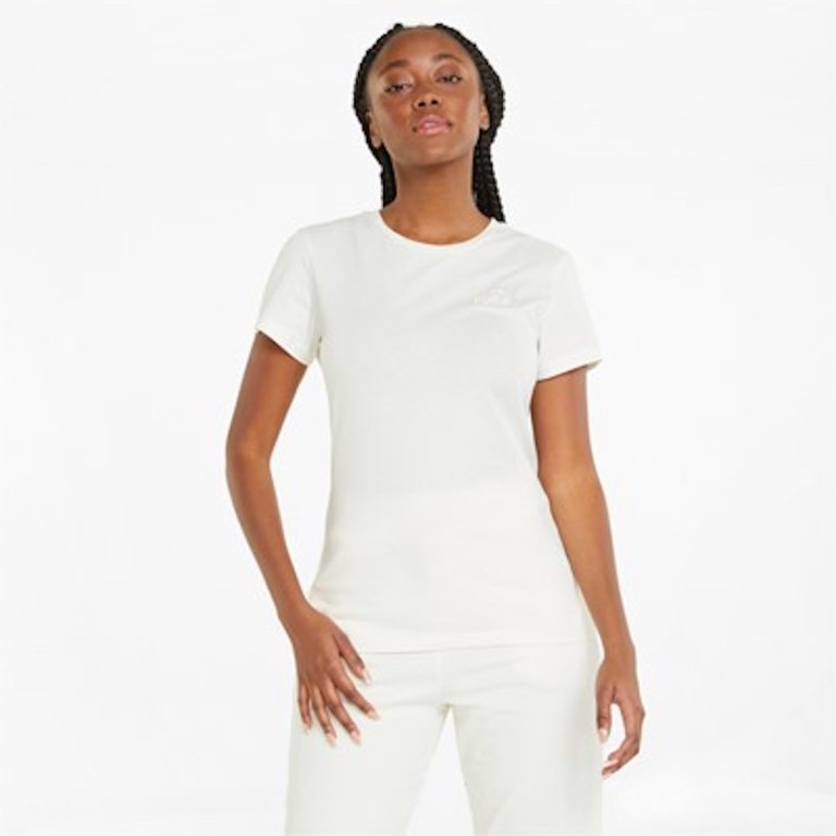 Футболка Puma ESS+ Embroidery Tee W - білий