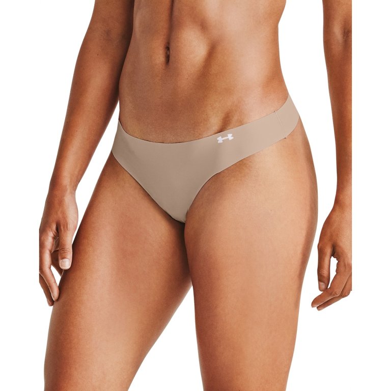 Стрінги Under Armour PS Thongs 3Pack W - чорні/коричневі/рожеві