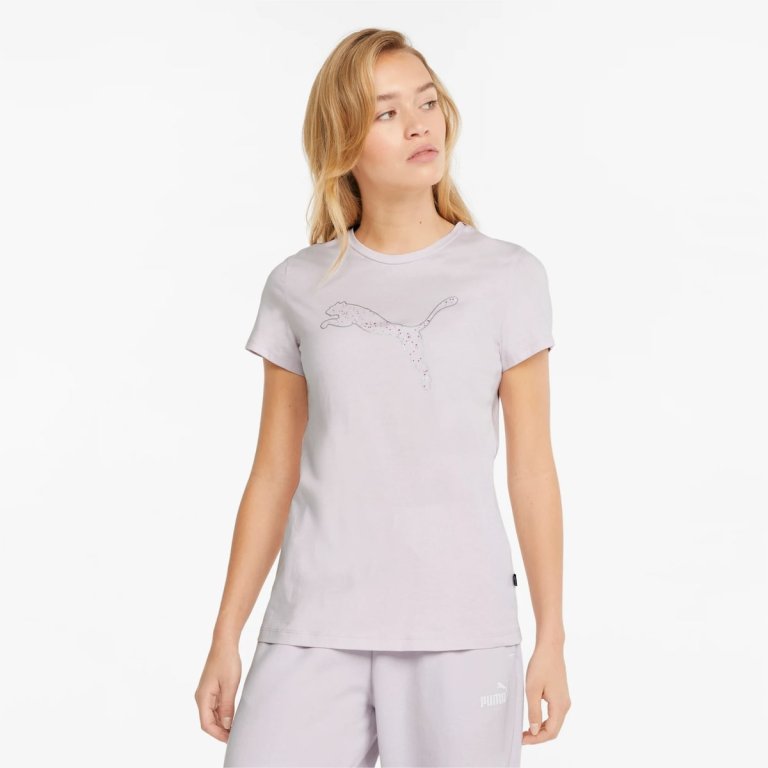 Футболка Puma Power Graphic Stardust Tee W - фіолетовий
