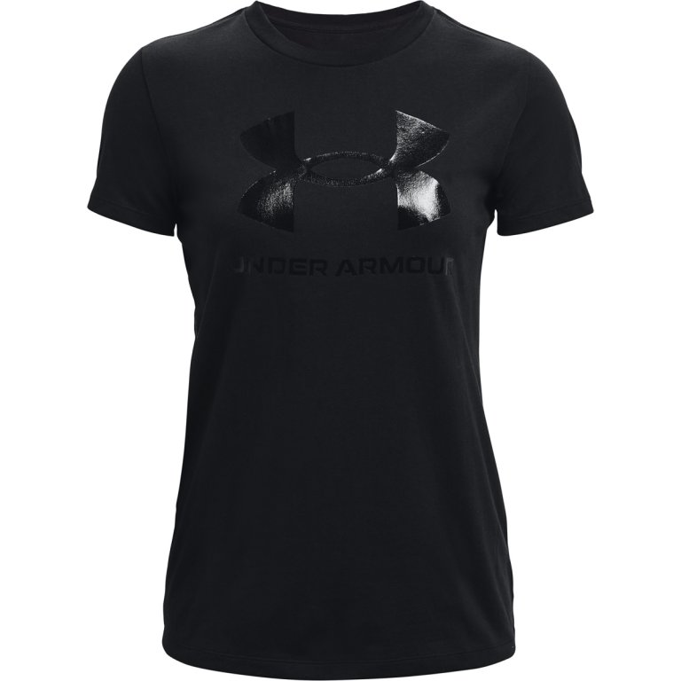Футболка Under Armour Live Sportstyle Graphic SSC W - чорна