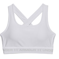 Бюстгальтер Under Armour UA Crossback Mid Bra W - білий