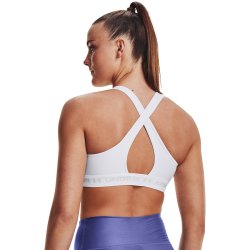 Бюстгальтер Under Armour UA Crossback Mid Bra W - білий