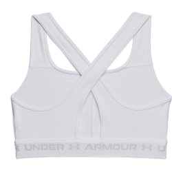 Бюстгальтер Under Armour UA Crossback Mid Bra W - білий