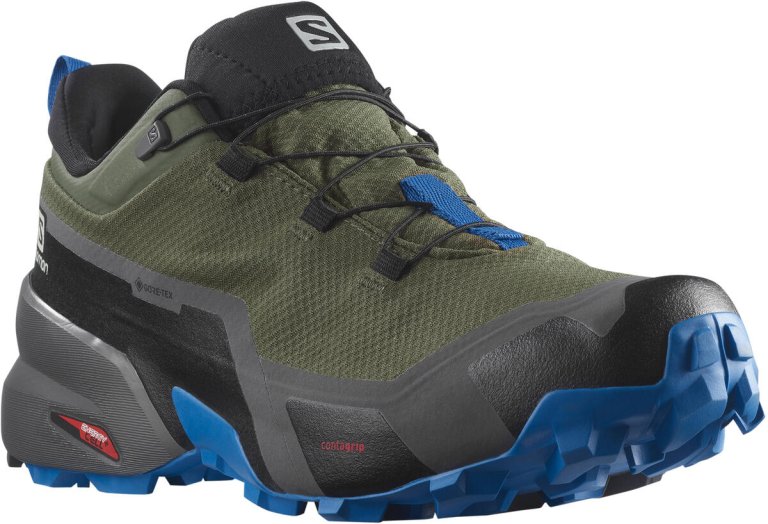 Взуття Salomon CROSS HIKE GTX M - зелений/синій/чорний
