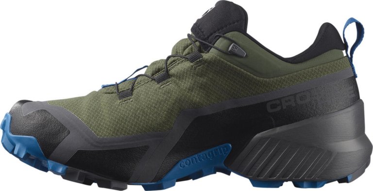 Взуття Salomon CROSS HIKE GTX M - зелений/синій/чорний