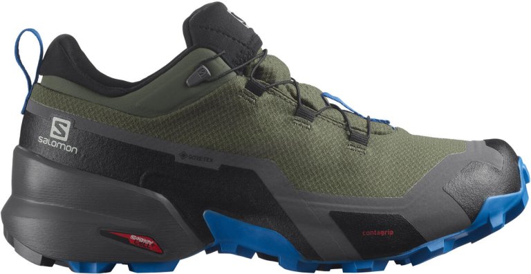 Взуття Salomon CROSS HIKE GTX M - зелений/синій/чорний