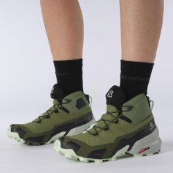 Взуття Salomon CROSS HIKE MID GTX W - зелені