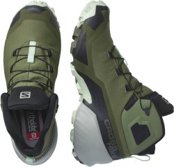 Взуття Salomon CROSS HIKE MID GTX W - зелені
