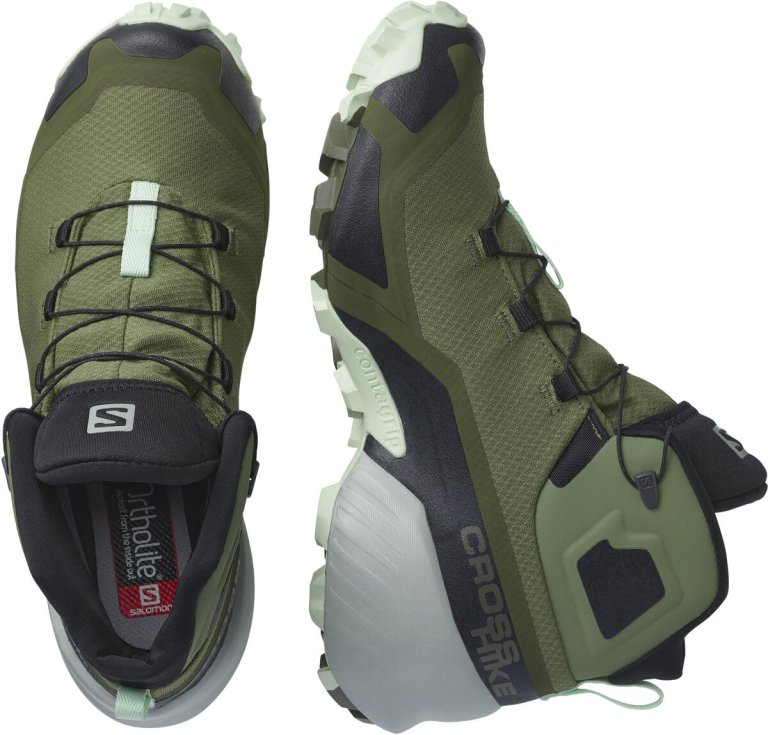 Взуття Salomon CROSS HIKE MID GTX W - зелені