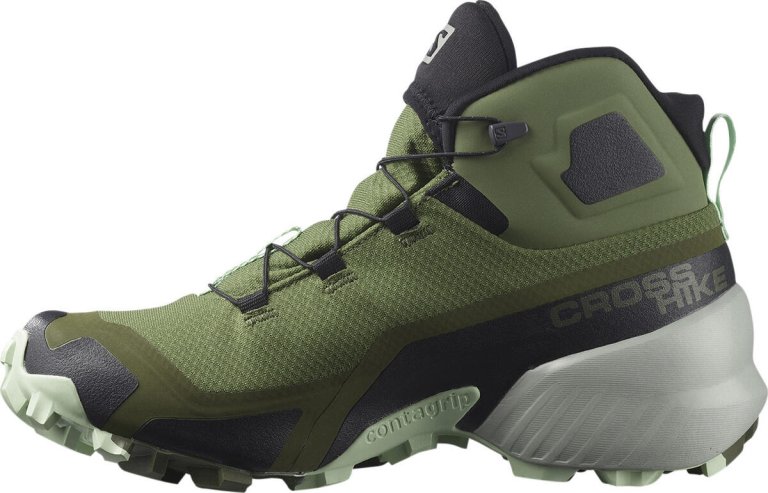 Взуття Salomon CROSS HIKE MID GTX W - зелені