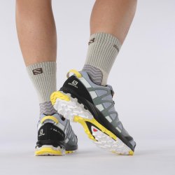 Кросівки Salomon Xa Pro 3D v8 GTX W - сірі/блакитні/жовті/чорні