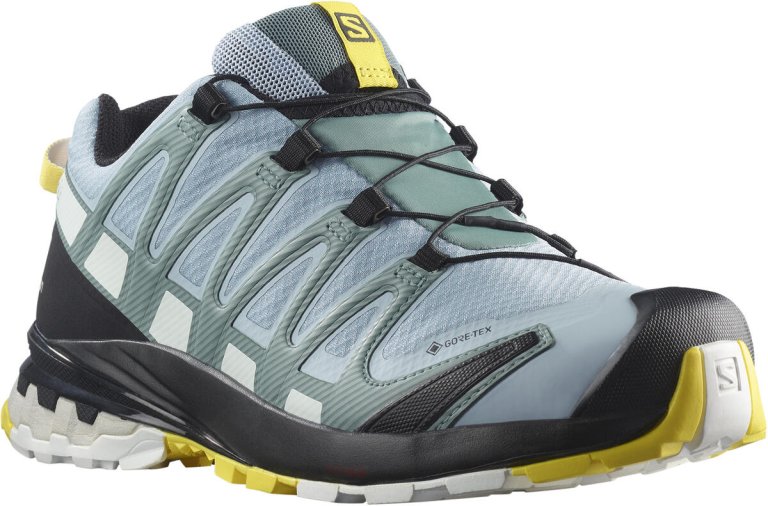 Кросівки Salomon Xa Pro 3D v8 GTX W - сірі/блакитні/жовті/чорні