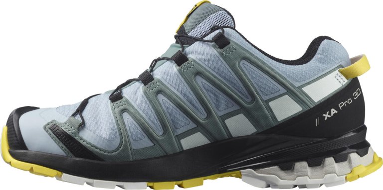 Кросівки Salomon Xa Pro 3D v8 GTX W - сірі/блакитні/жовті/чорні