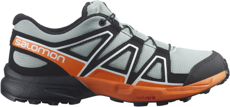 Взуття Salomon SPEEDCROSS J - сірий/помаранчевий