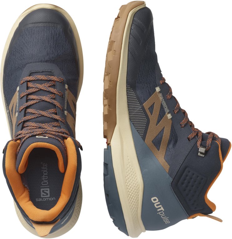 Взуття Salomon OUTpulse Mid GTX M - синій/коричневий