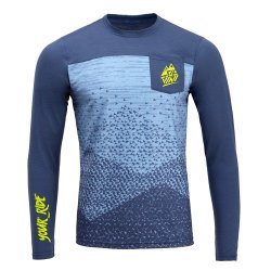 Cyklistický dres Silvini Ello MD1804 - modrá/žltá