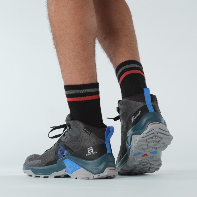 Взуття Salomon X RAISE 2 MID GTX M - чорний/синій