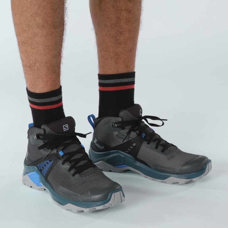 Взуття Salomon X RAISE 2 MID GTX M - чорний/синій