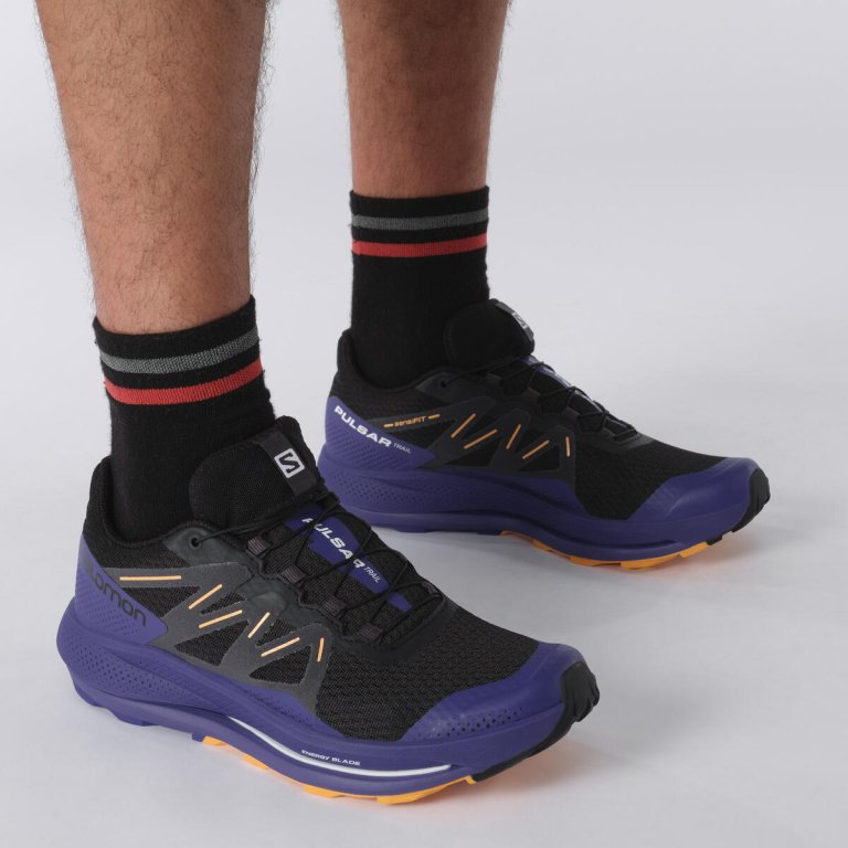 Взуття Salomon PULSAR TRAIL M - чорний/синій