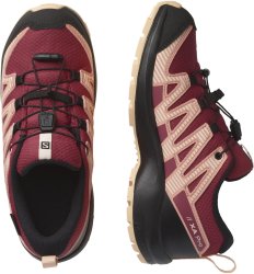 Взуття Salomon XA PRO V8 CSWP J - бордовий/бежевий