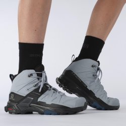 Взуття Salomon X Ultra 4 Mid Wide GTX W - сірі/чорні