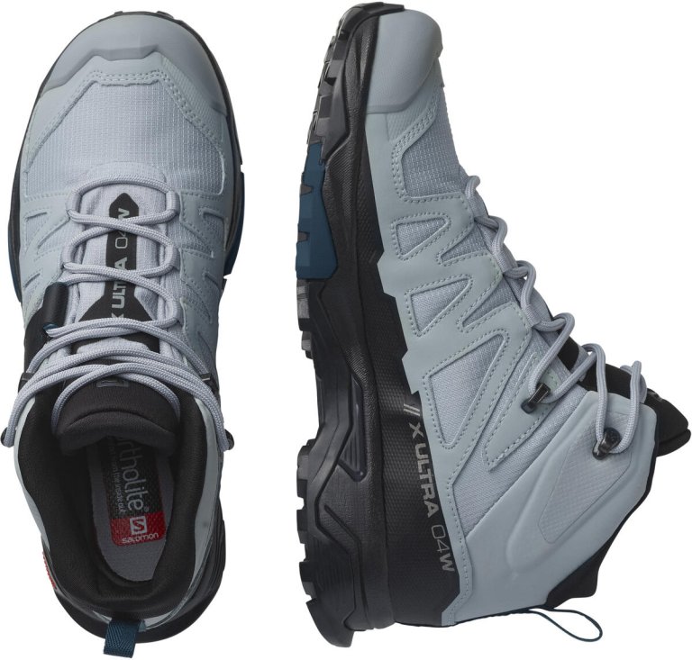 Взуття Salomon X Ultra 4 Mid Wide GTX W - сірі/чорні