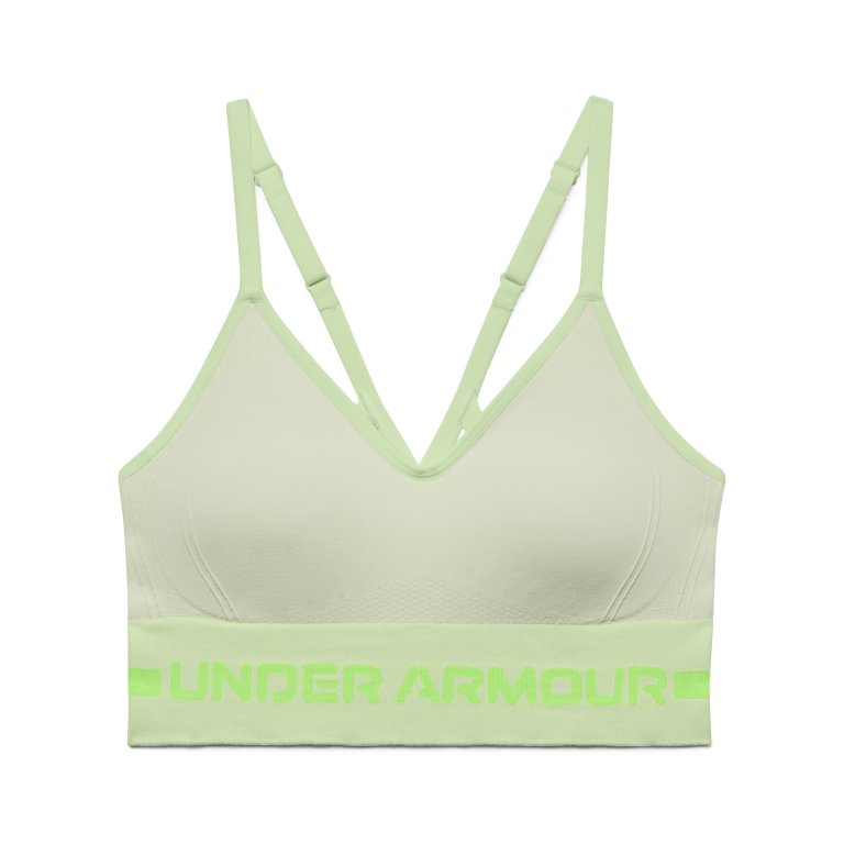 Бюстгальтер Under Armour UA Seamless Low Long Htr Bra W - зелений