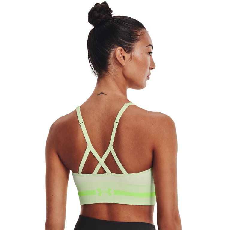 Бюстгальтер Under Armour UA Seamless Low Long Htr Bra W - зелений