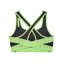 Бюстгальтер Under Armour UA Crossback Mid Solid W - темно сірий/зелений