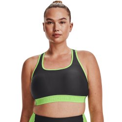 Бюстгальтер Under Armour UA Crossback Mid Solid W - темно сірий/зелений