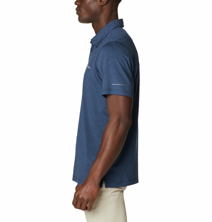 Футболка Columbia Tech Trail™ Polo M - темно-синя
