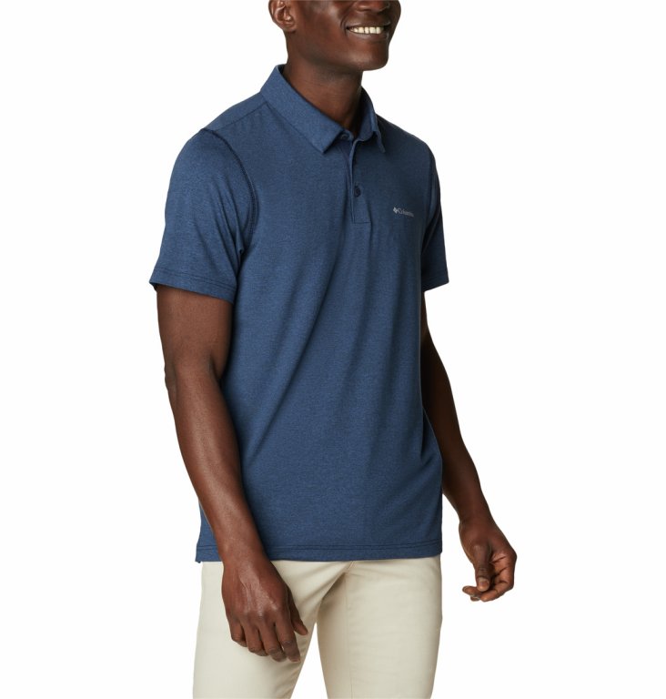 Футболка Columbia Tech Trail™ Polo M - темно-синя