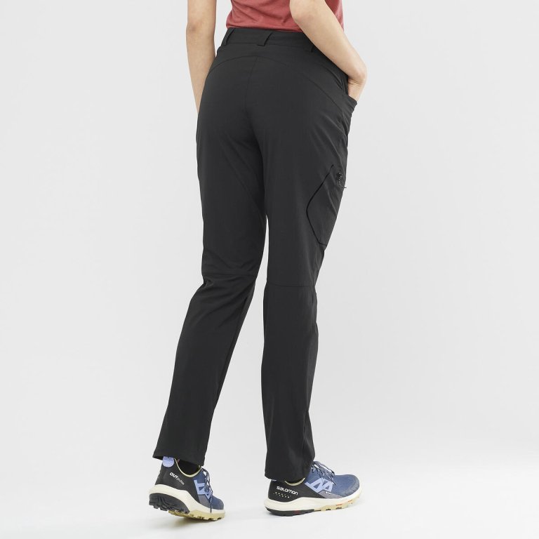 Штани Salomon WAYFARER PANTS W - чорні (стандартна довжина)