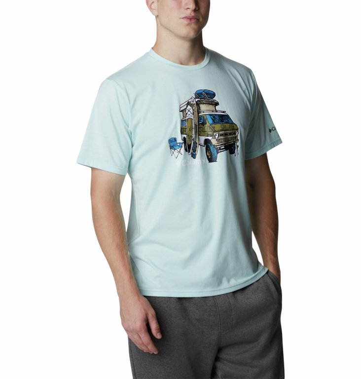 Футболка чоловіча з коротким рукавом Columbia Sun Trek™ Graphic Tee M - синя